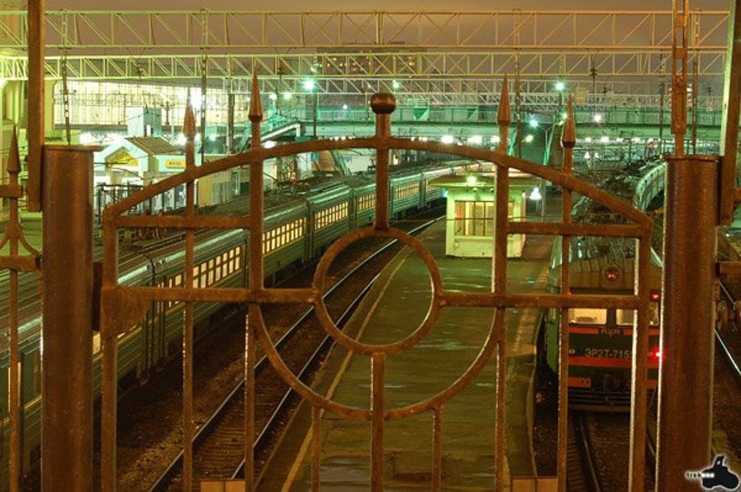 зима, ночь, москва, поезд, Михаил Л.