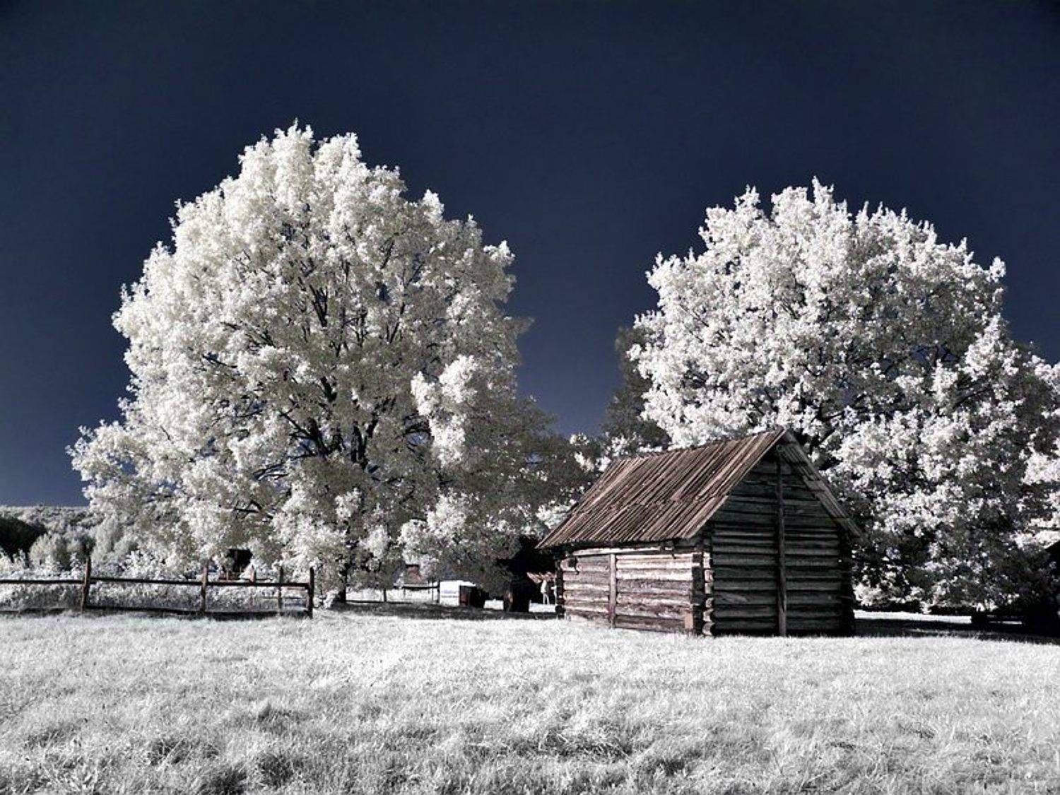 ик, пейзаж, деревня, лето, дом,, Марк Пономаренко