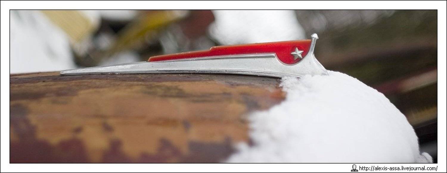 москвич, автомобиль, старый, капот, деревня, снег, Alexis Assa