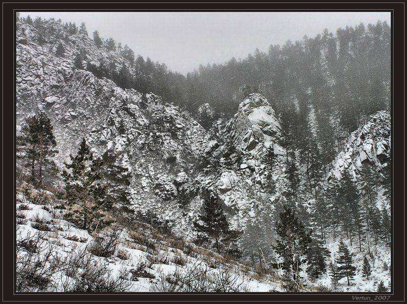 горы,скалы,зима,меркиты, Игорь Глушко