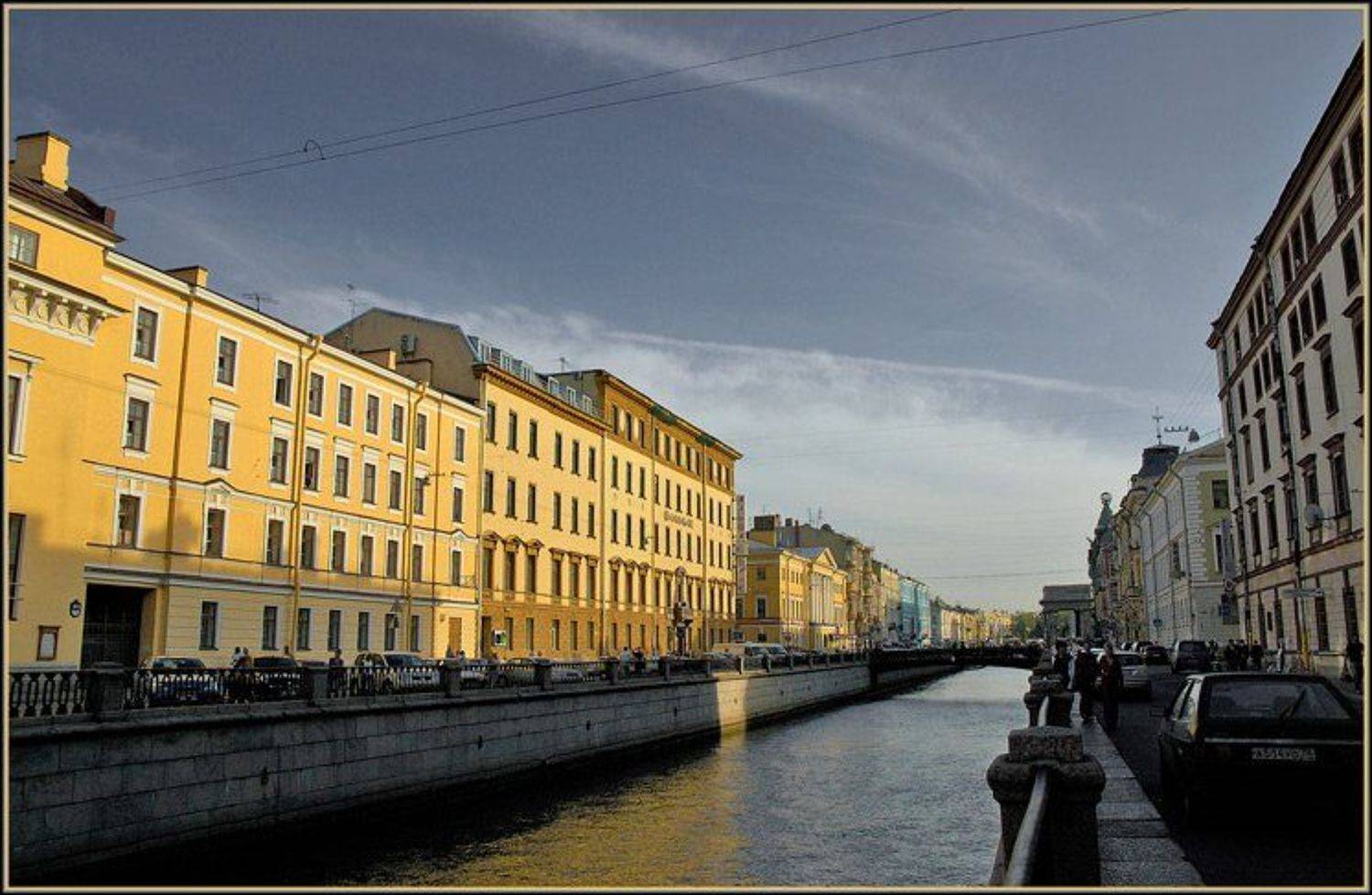 питер, набережная, вода, город, лодки, Капустин Николай