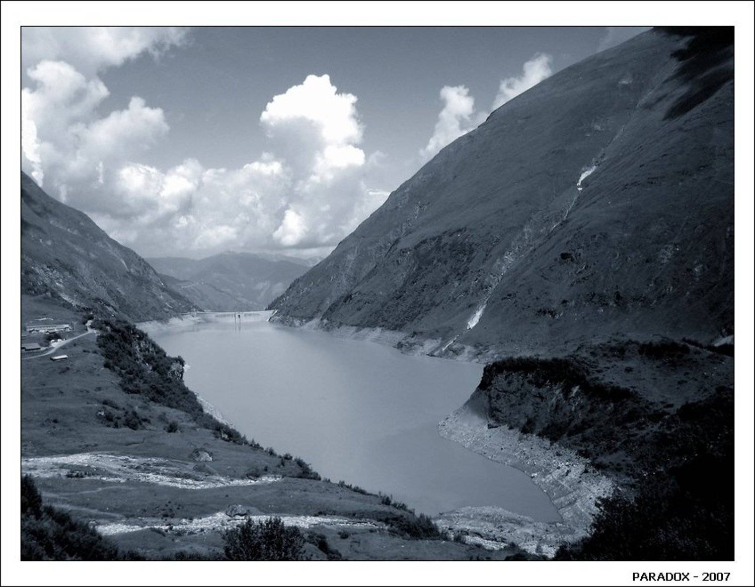 Австрия,Альпы,озеро,горы,облака,PARADOX, PARADOX