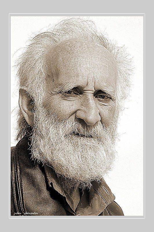 старик,мужчина,портрет,седина,взгляд, Александр Путев