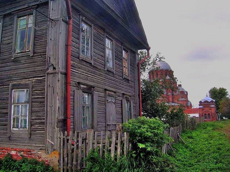 Свияжск, старый дом, церковь, senjor