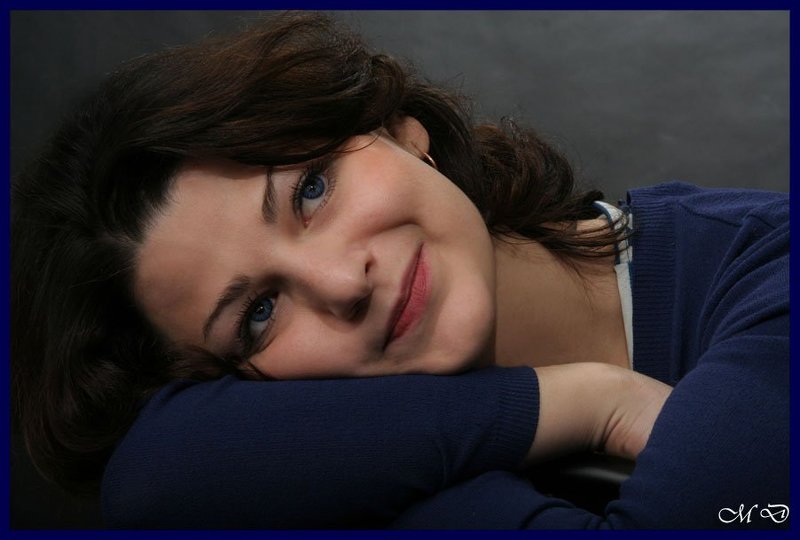 девушка ,глаза, портрет ,море Мечты о синем море фото превью