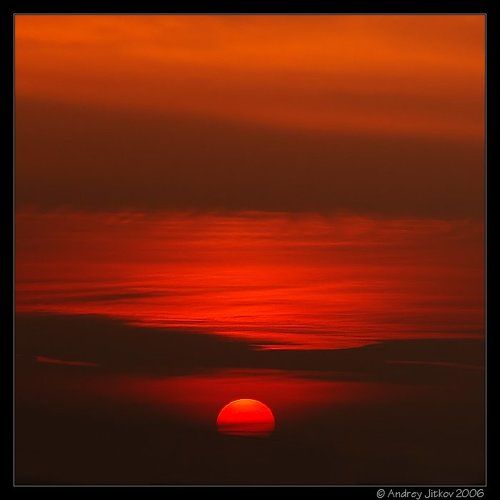 Sunset..