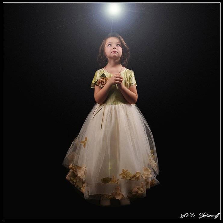 ребенок, девочка, свет, молитва., Антон Салтанов