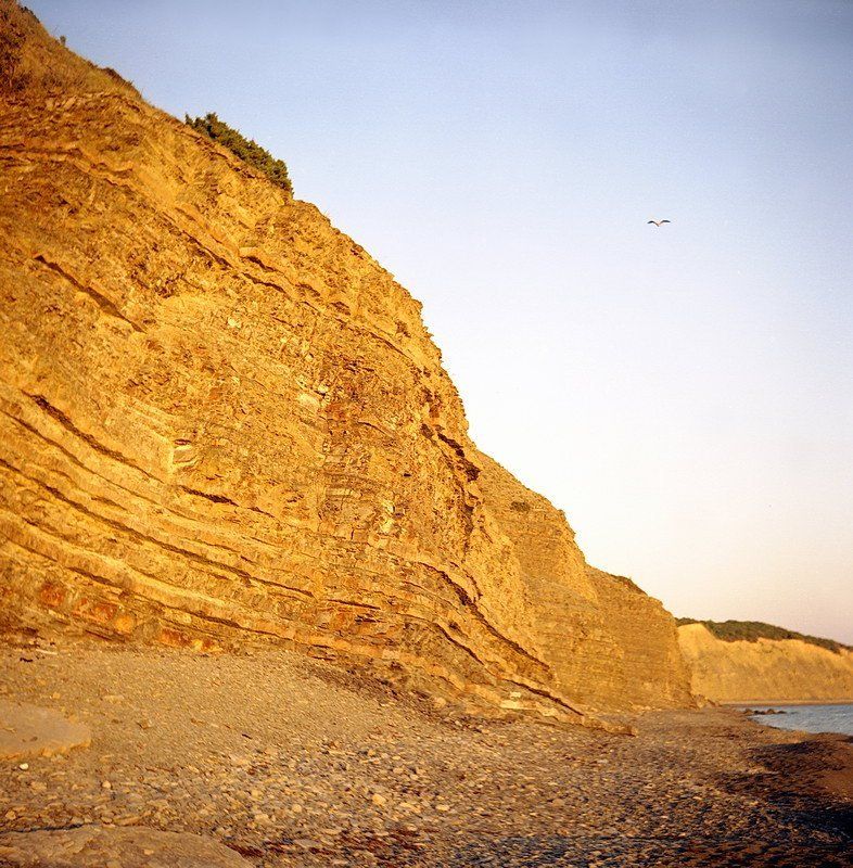 Утриш, закат, море, скалы, золото Золото Утриша фото превью