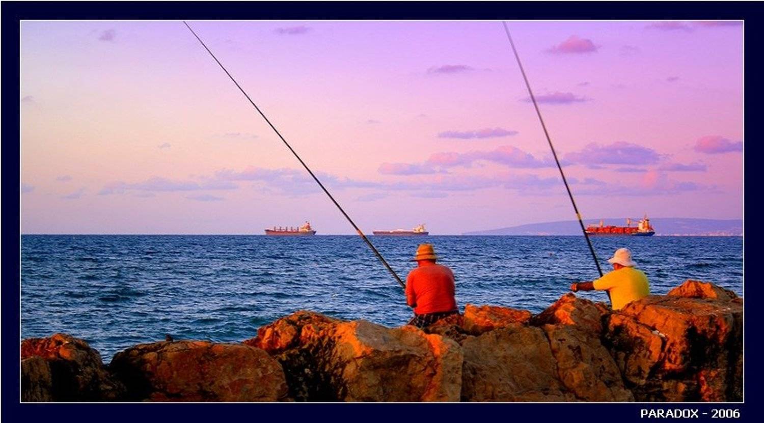 Рыбалка,закат,удочки,wofa,PARADOX, PARADOX