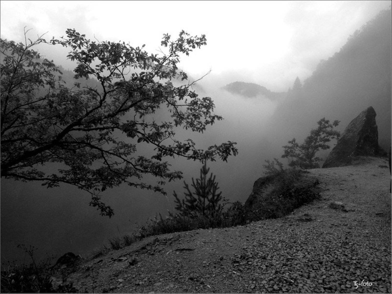 горы, туман, Toska