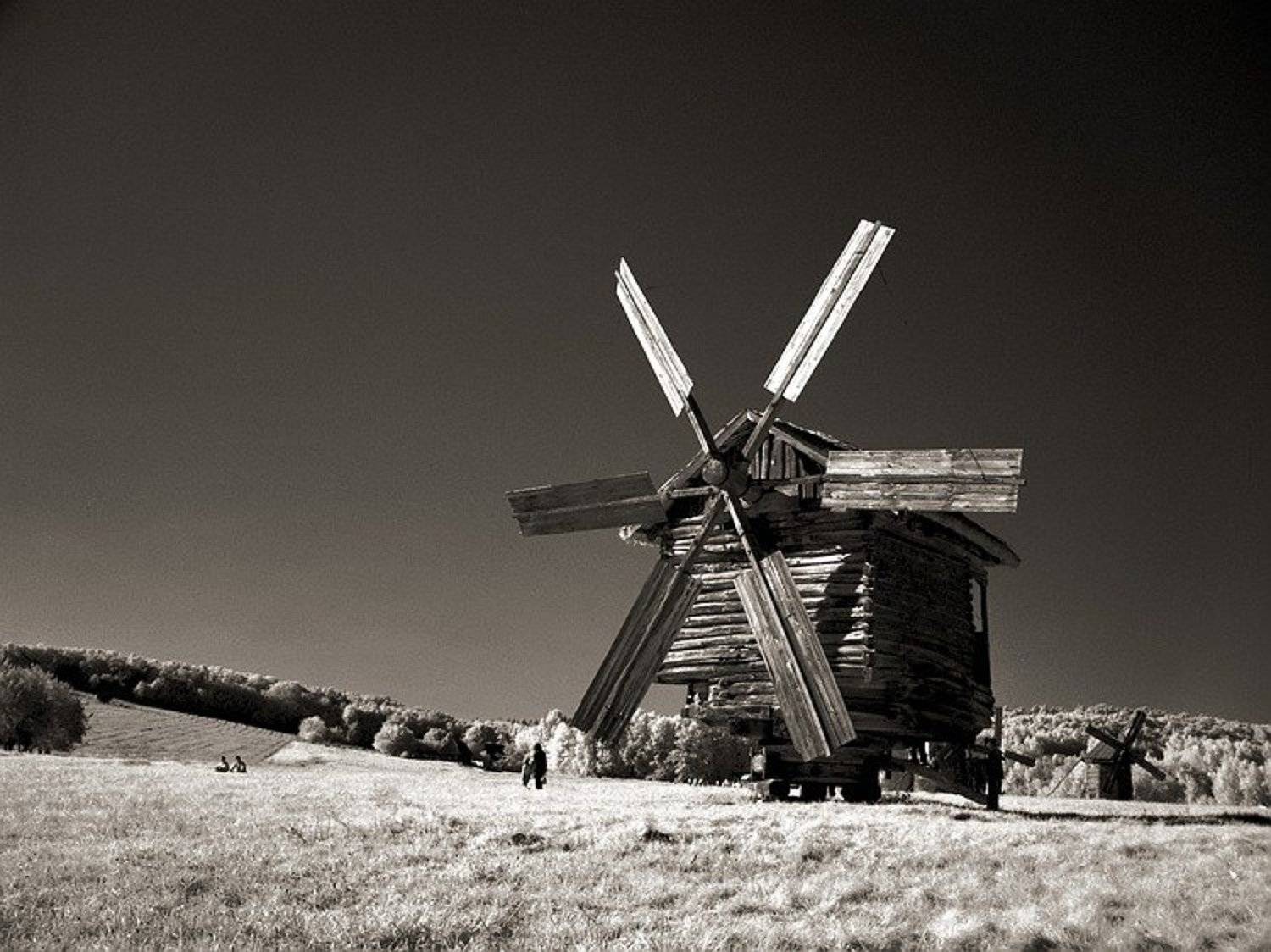 мельница, осень,  пейзаж, ик, Марк Пономаренко