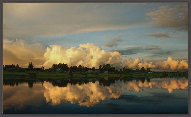 облака, река ОБлака фото превью