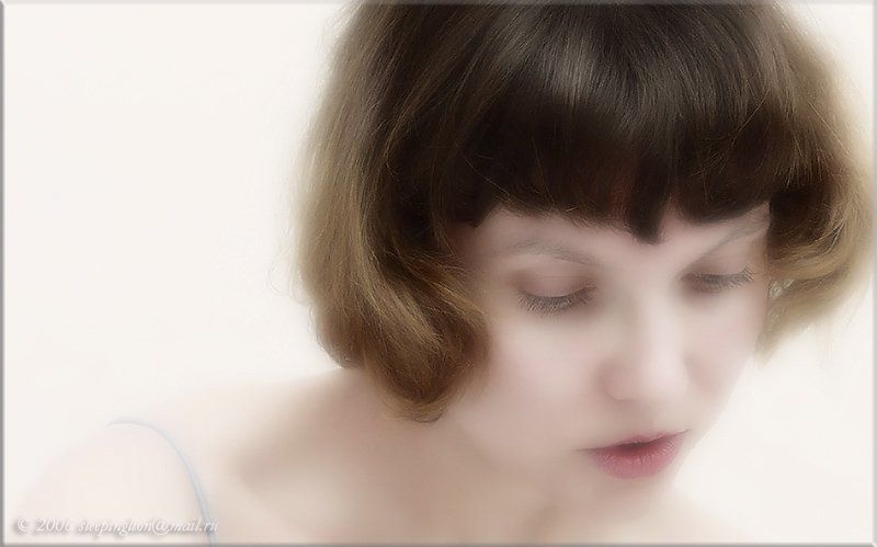 Портрет, Девушка, Гламур Remembering something... фото превью