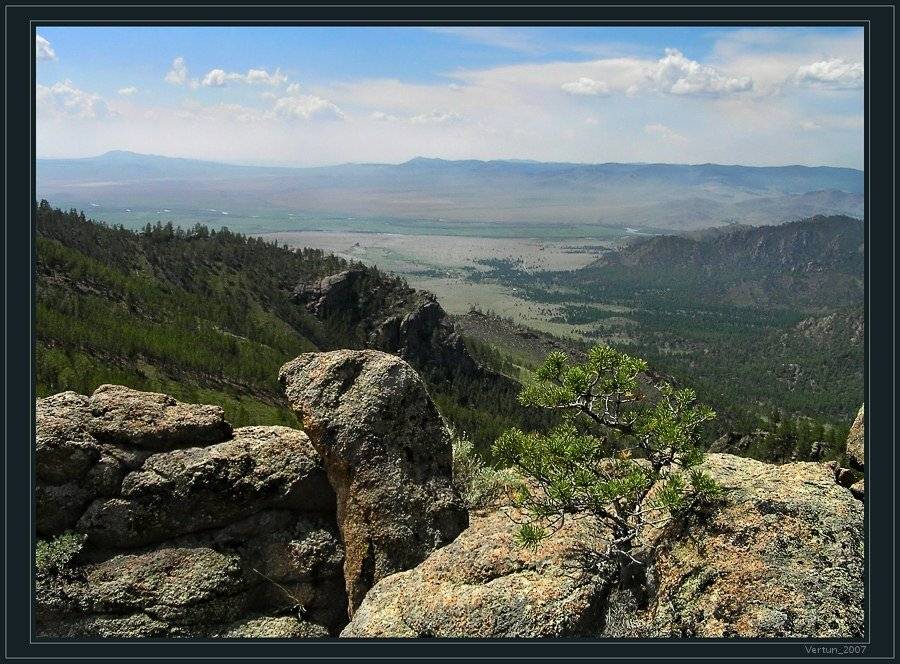 обрыв,пропасть,горы,лес,бурятия, Игорь Глушко