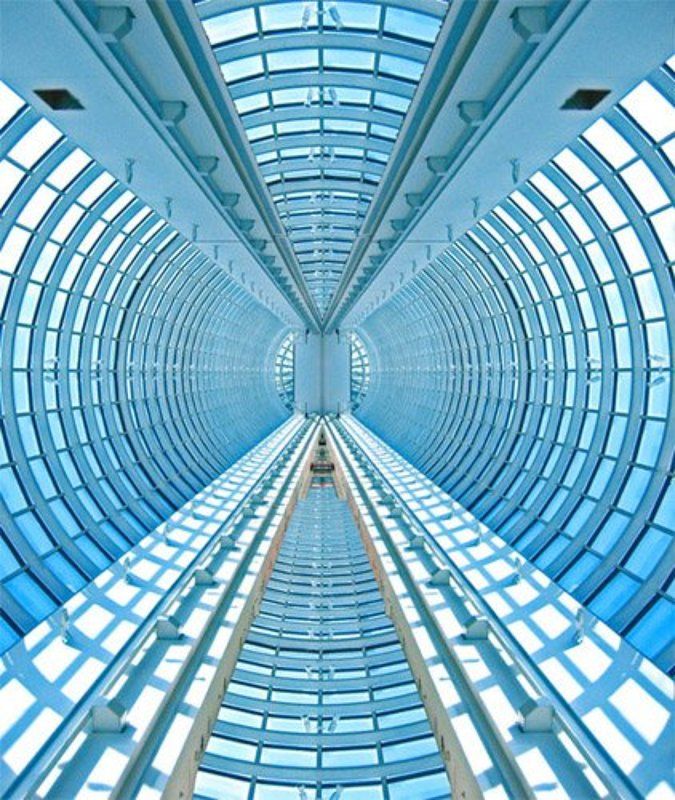 deep blue tunnel фото превью