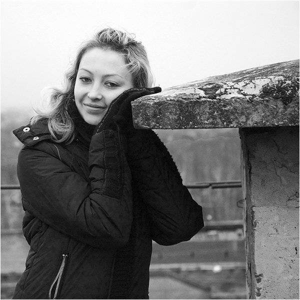девушка крыша труба бетон, Anna Fomicheva [nusha]