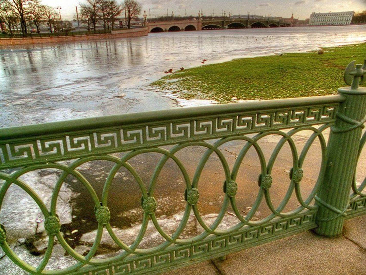 СПб,зима,мост, Д_Е_Наумов