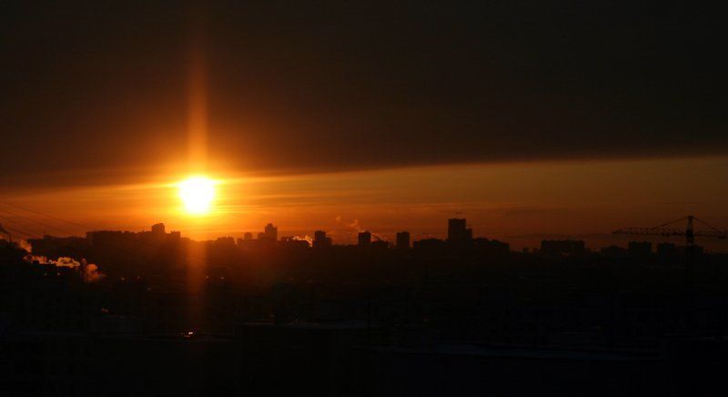 Закат большого города #2 фото превью