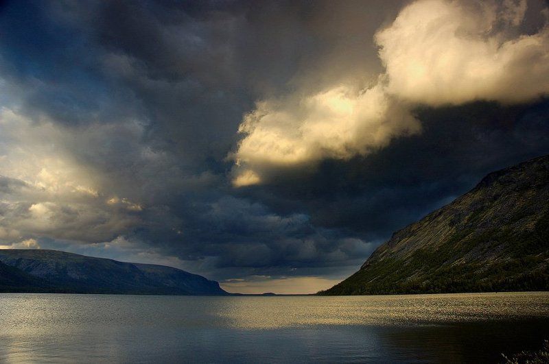 кольский ,сейдозеро Штормовое предупреждение. фото превью