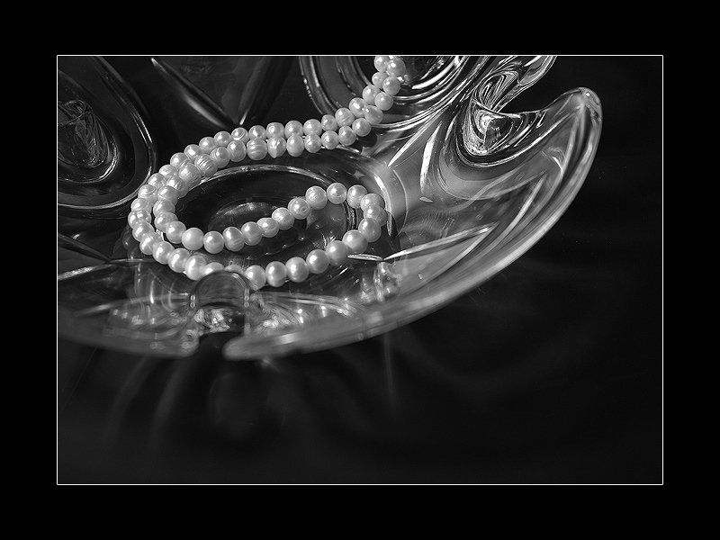 ваза бусы хрусталь жемчук в хрустале... фото превью