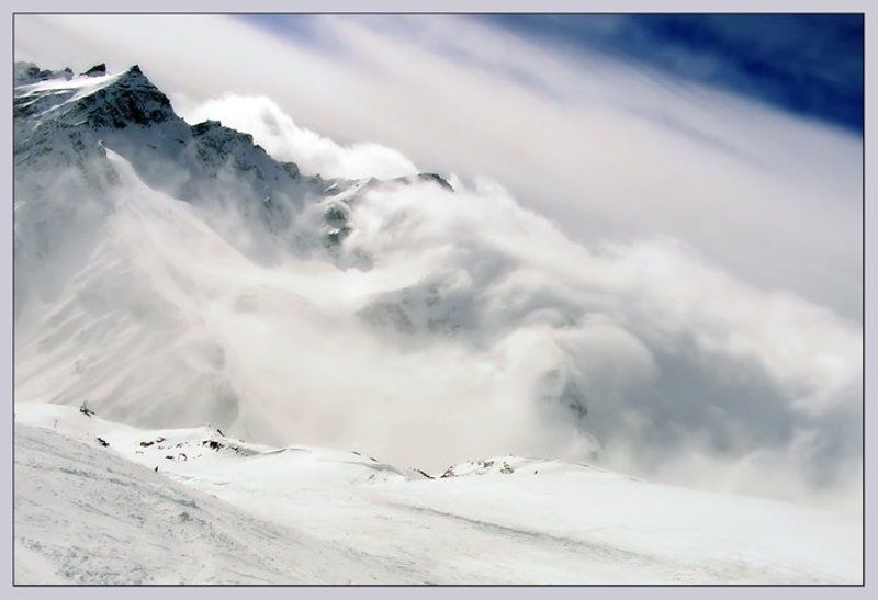 Кавказ, Эльбрус 3500 над уровнем моря фото превью