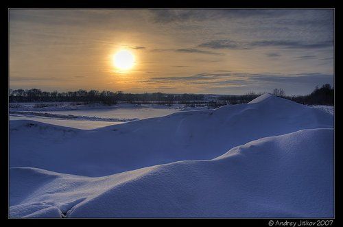 Снежные барханы