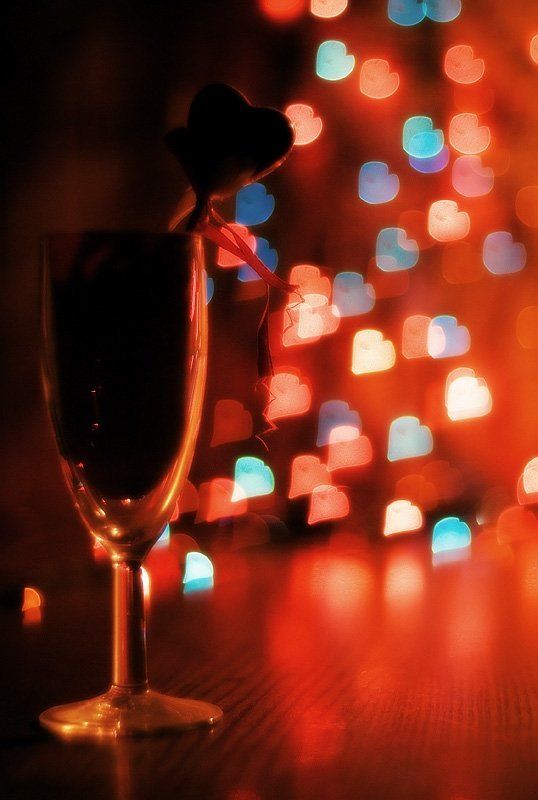 фото, натюрлих, бокал, сердечки, Денис Клюев Love Storm #2 фото превью