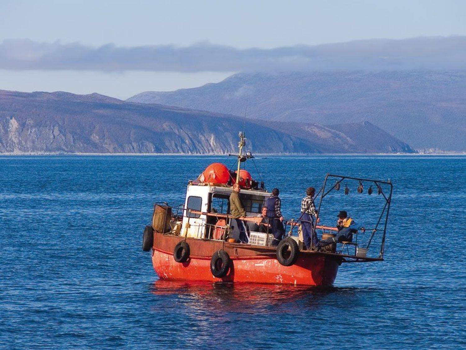 Магадан, катер, рыбаки, Voldemar