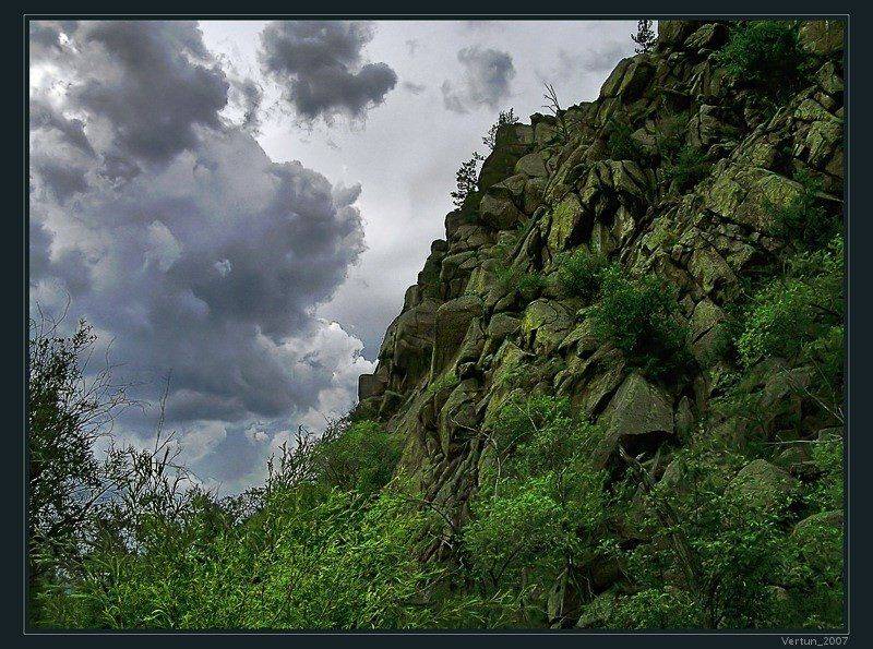 горы,облака,скалы,лето, Игорь Глушко