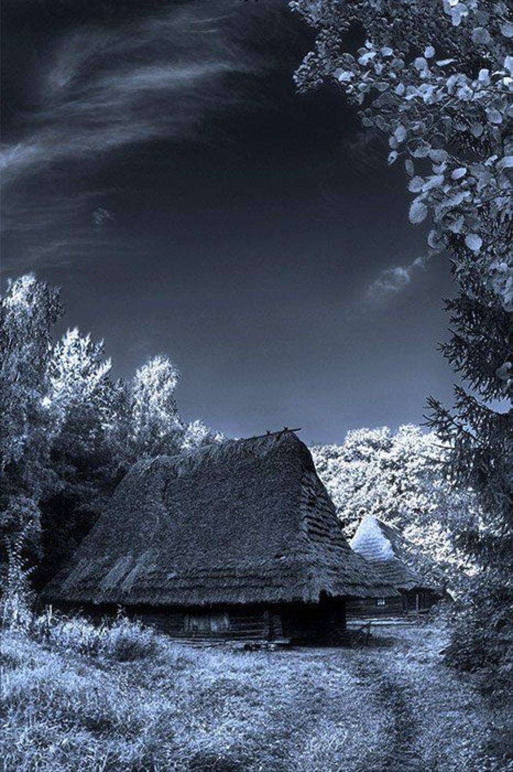 пейзаж, деревня, Марк Пономаренко