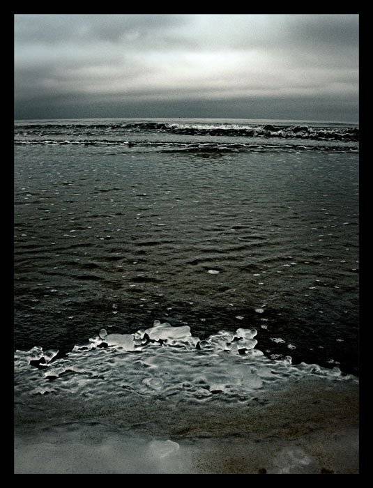 sea, frost, Nadia Romanova