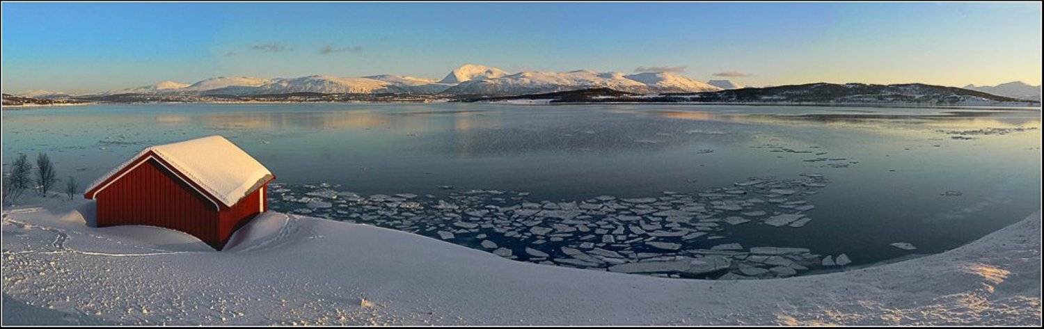 Норвегия,горы,фьорд,зима, jenta