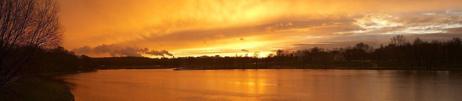 Царицино, закат, Солнце, небо, GibajD