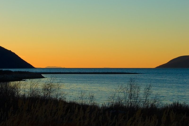 Магадан, миражи, острова Призрачные острова фото превью
