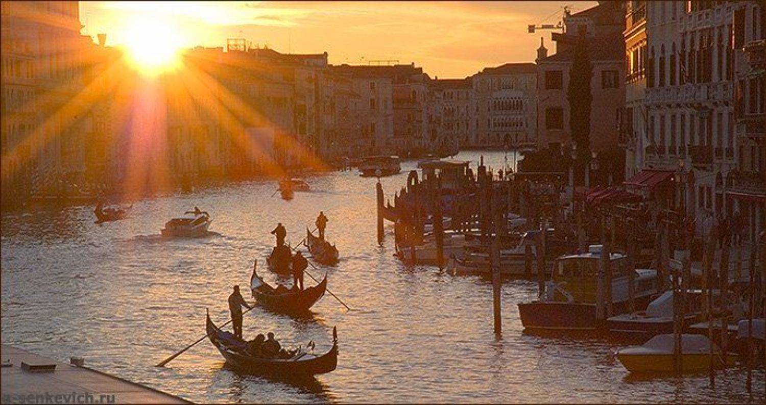 Венеция, закат., Андрей Сенкевич