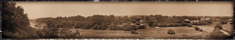 Суворовская, Кума, панорама, 80-е, машина времени Станица Суворовская. Река Кума. фото превью