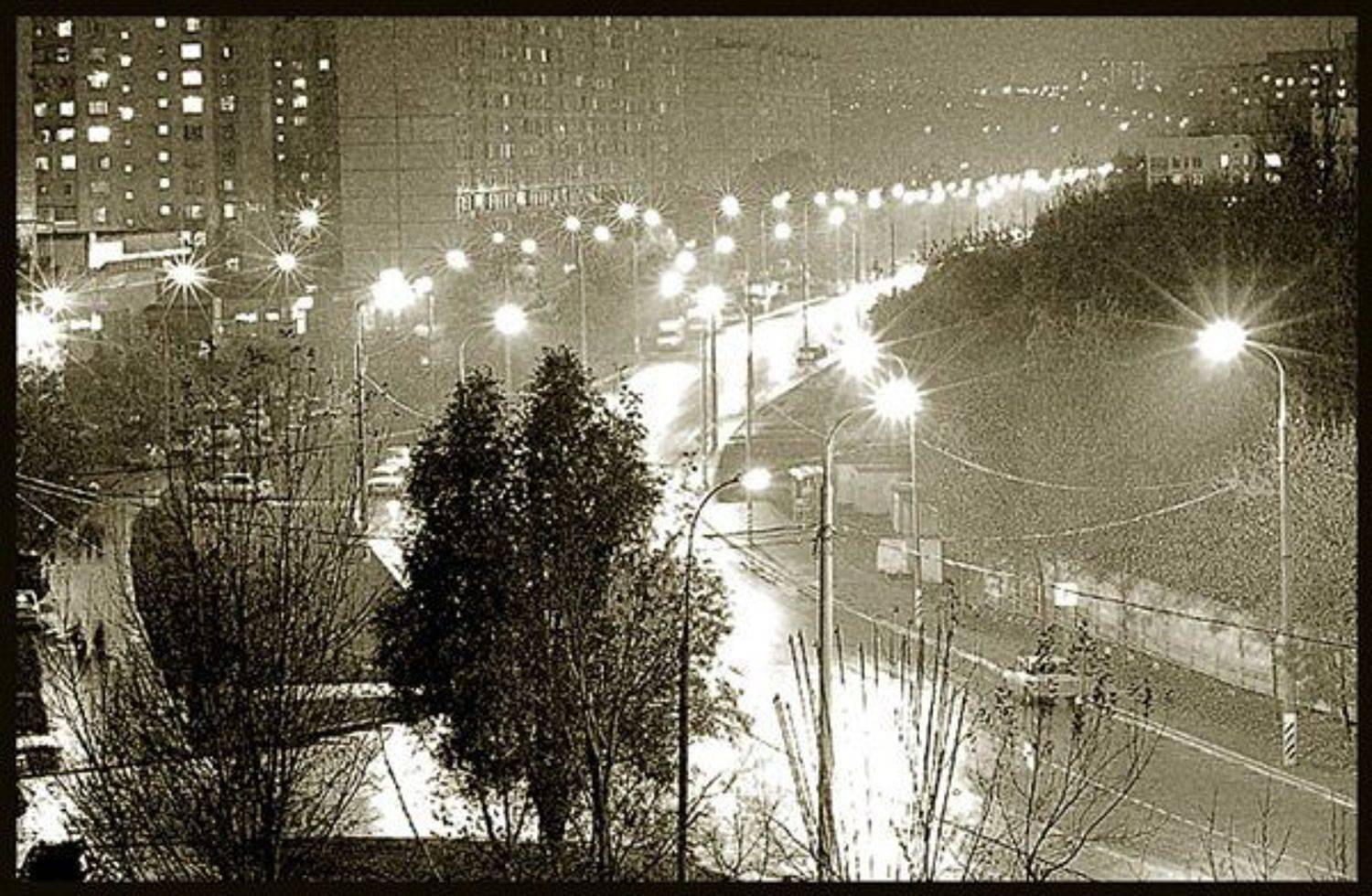 дорога, огни, дожди, AnteyA