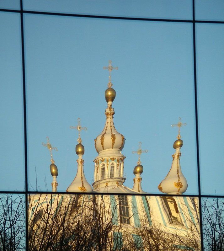 Другое измерение. Смольный собор. Санкт-Петербург. фото превью