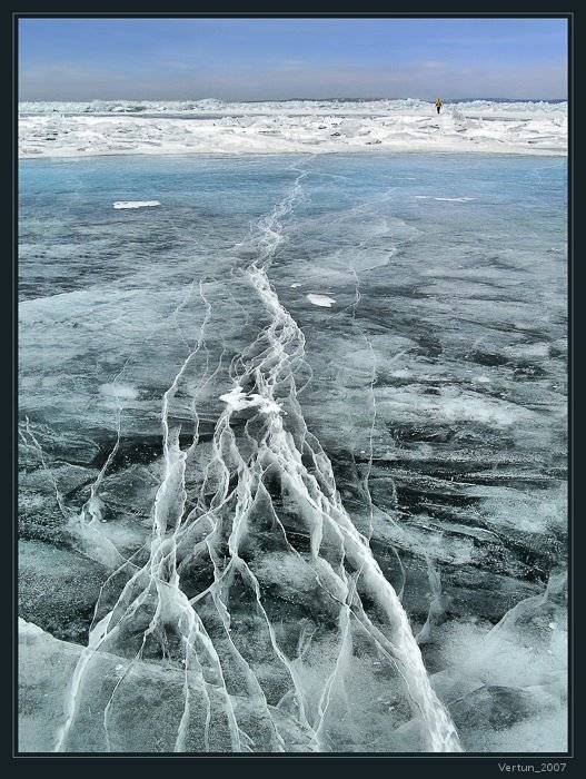 Байкал,лед,трещина, Игорь Глушко