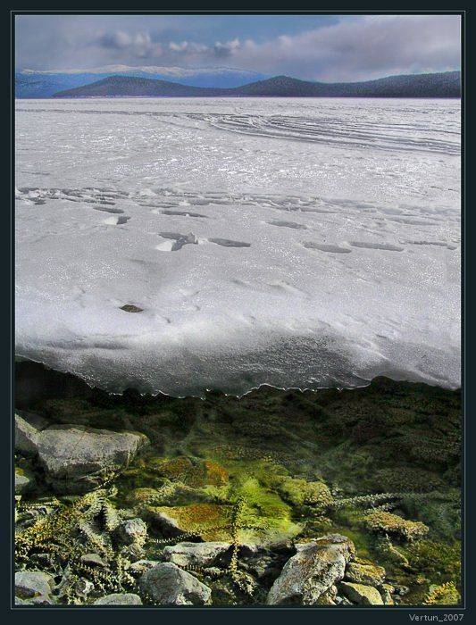 Байкал,лед,Чивыркуйский залив,бухта Змеиная, Игорь Глушко
