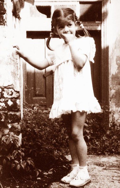 девчушка, косички, ч/б Девочка фото превью