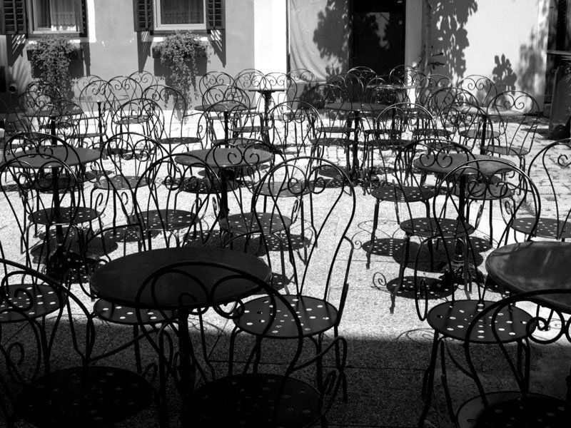 кафе, стулья, кружево Кружево фото превью