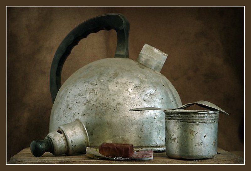 чаёк с конфеткой... фото превью