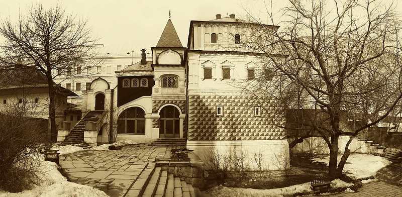Москва, Зарядье, палаты бояр Романовых, 17 в.  фото превью