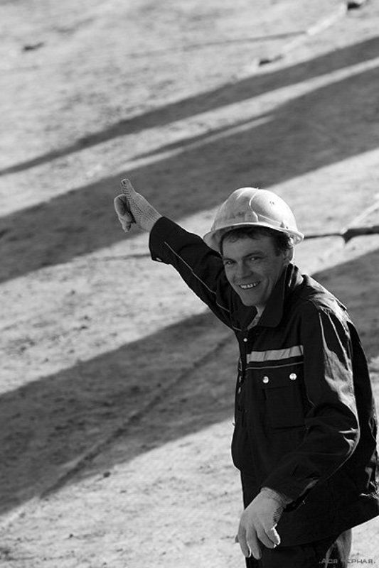 строители, улыбка, вверх Вира! фото превью