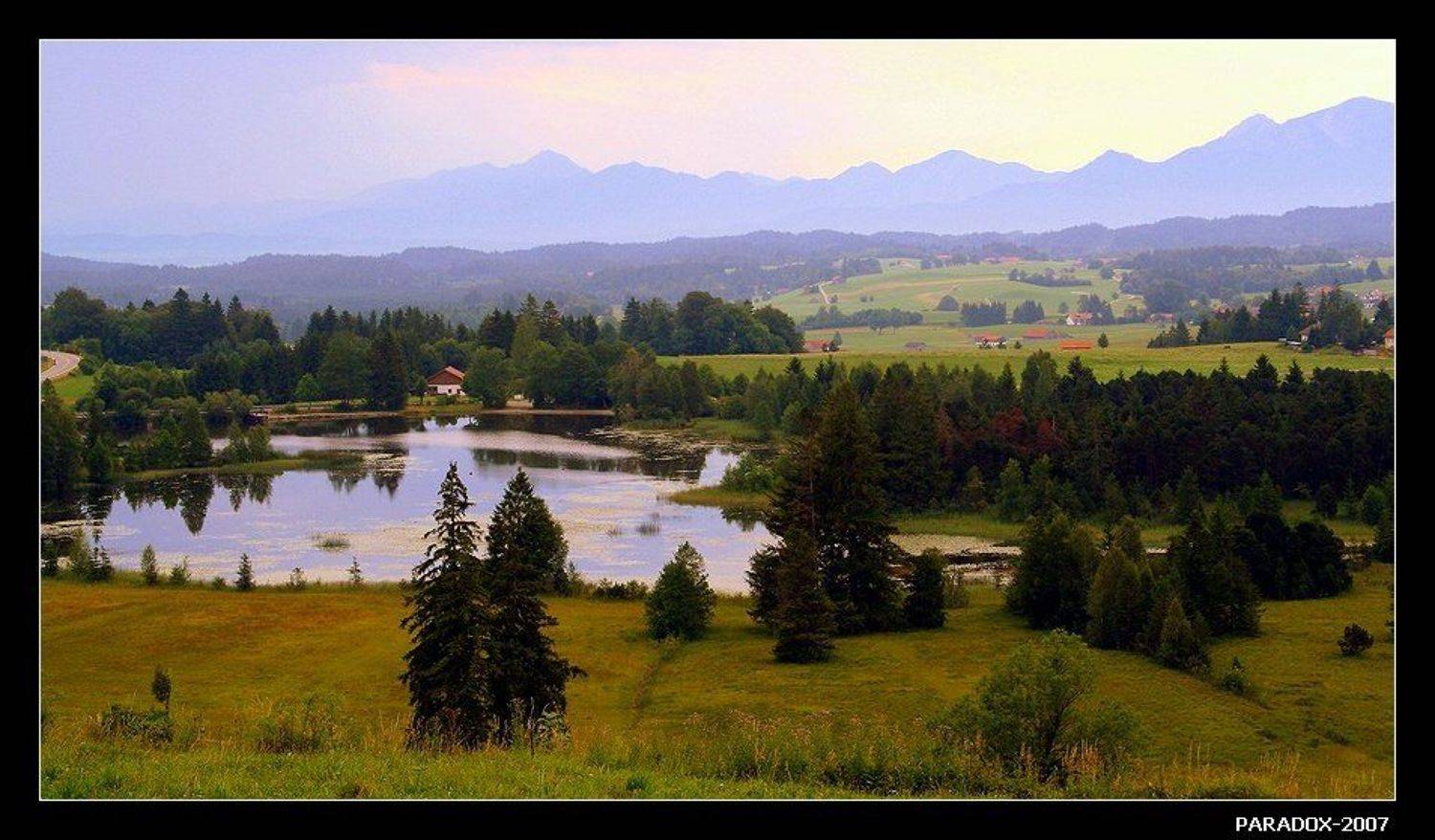 Романтическая, дорога, Германия, идиллия, PARADOX, PARADOX