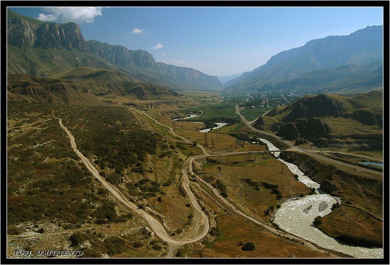 кабардино-балкария,горы,баксанскоеущелье,река Ущелье фото превью