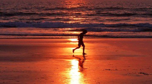 sunset in Arambol
