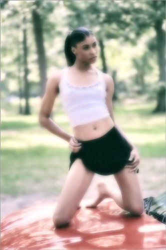 Long legs, short skirt.....