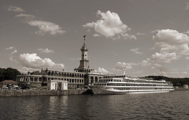 северный, речной, вокзал, 1937, год Северный речной вокзал. фото превью